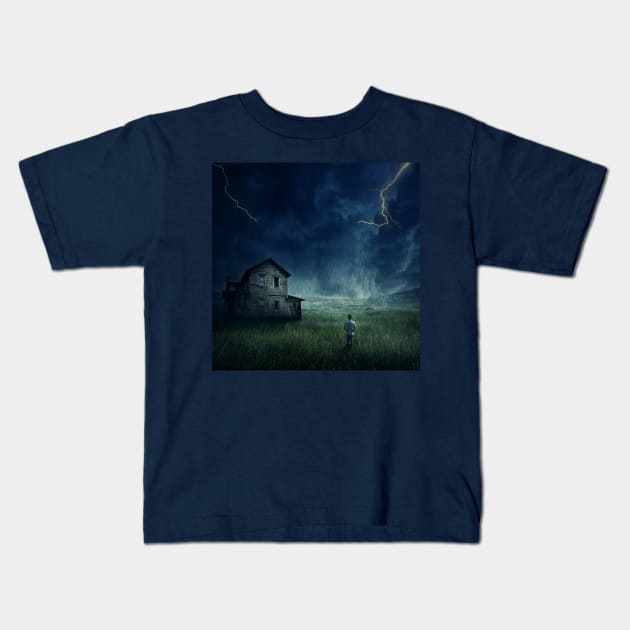 abandoned Kids T-Shirt by psychoshadow
